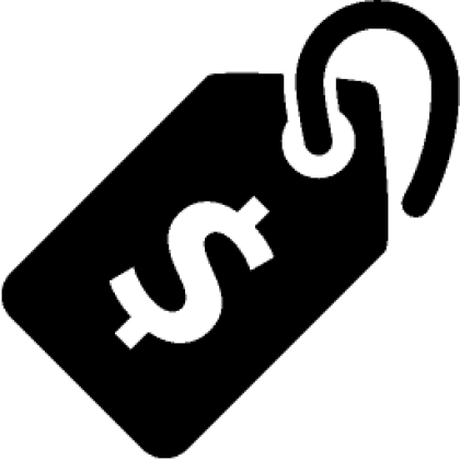 Price Tag with Dollar Symbol Icon