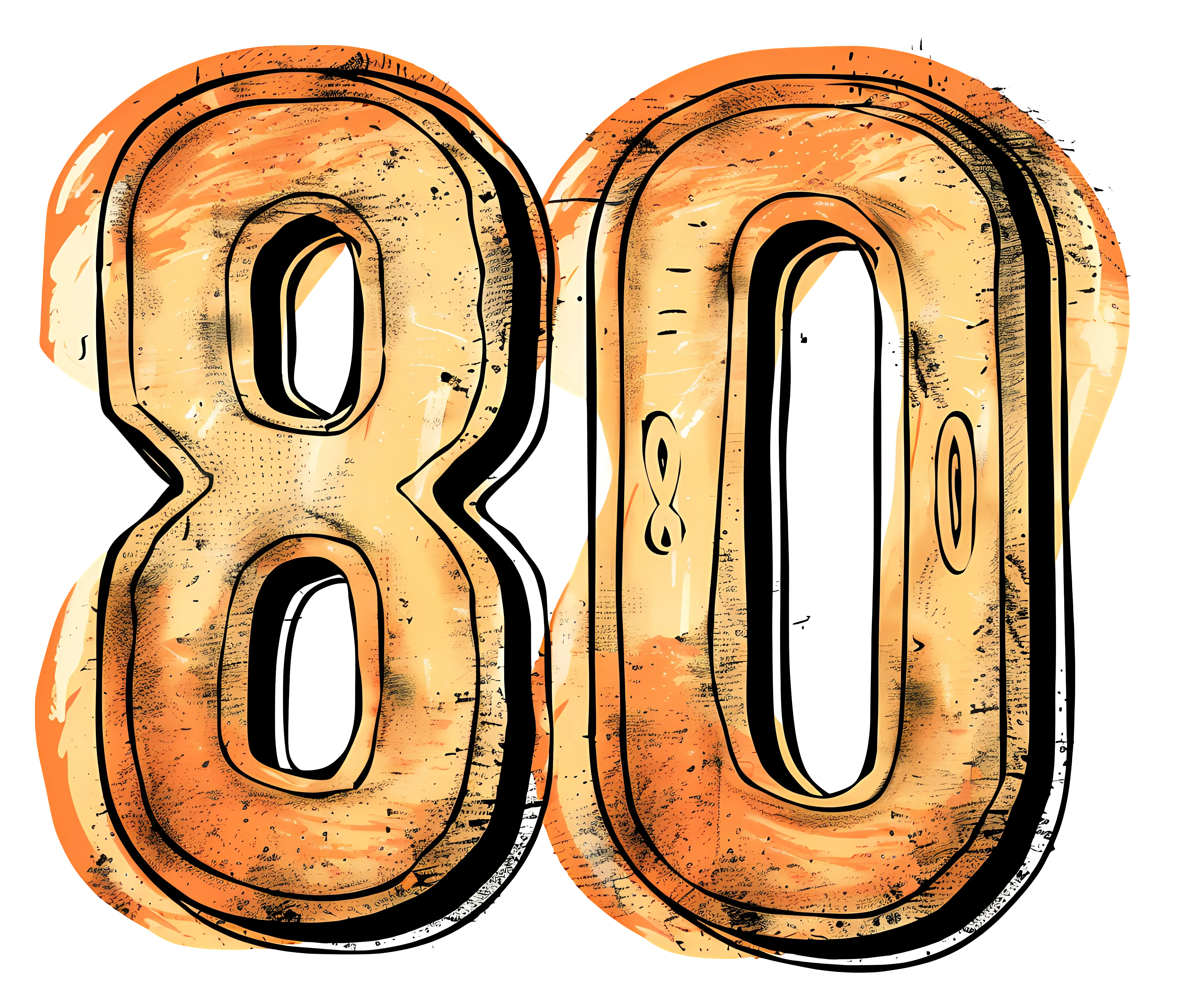 Vintage Number 80