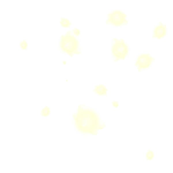 Yellow Light Particles Glow Effect