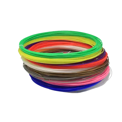 Multicolored 3D Printing Filament Wires