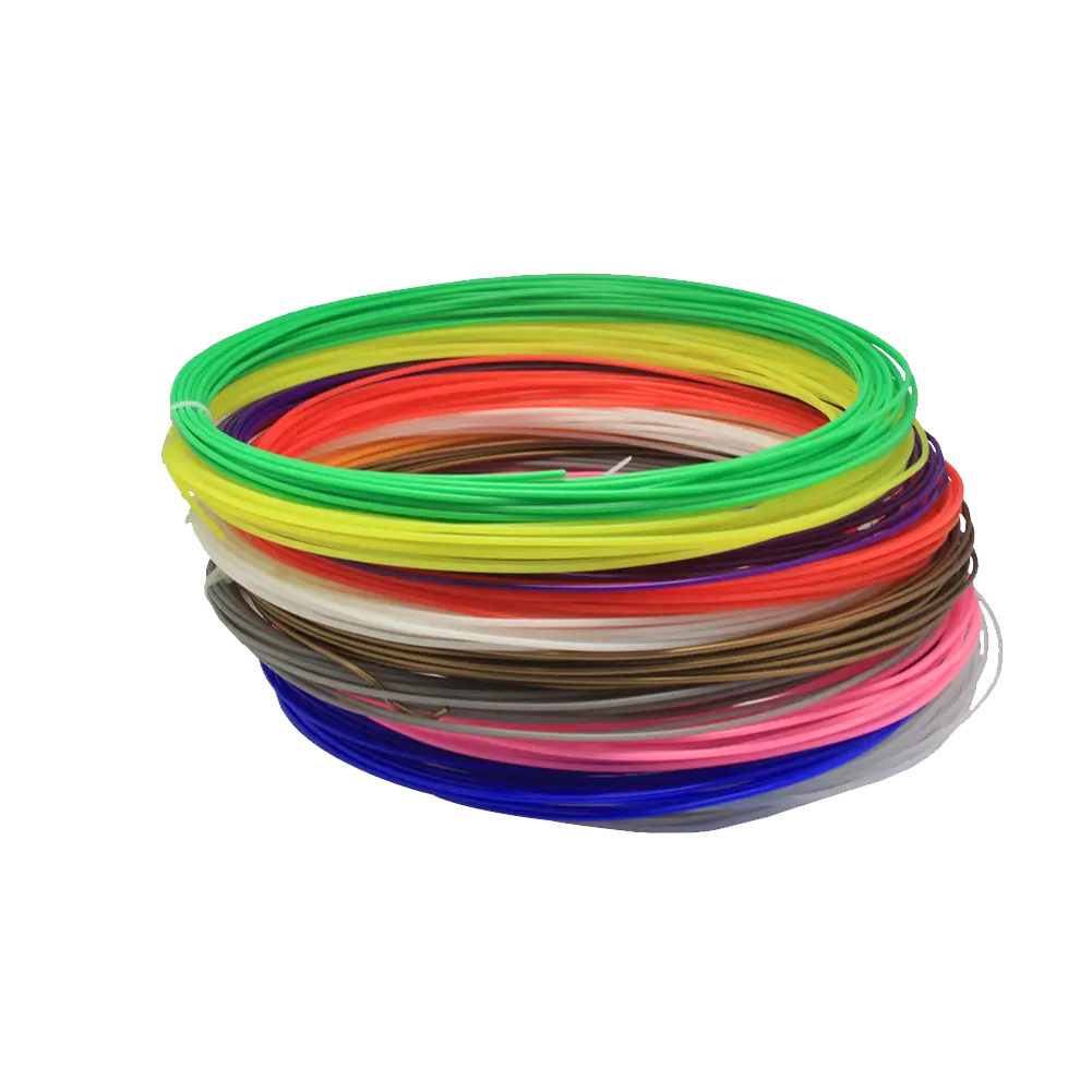 Multicolored 3D Printing Filament Wires
