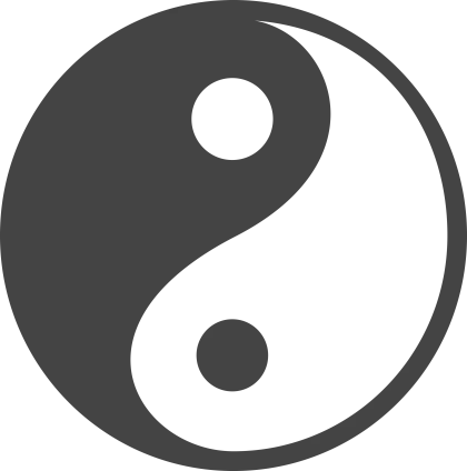 Yin Yang Symbol Representing Harmony and Balance