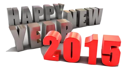 Happy New Year 2015 Celebration Text