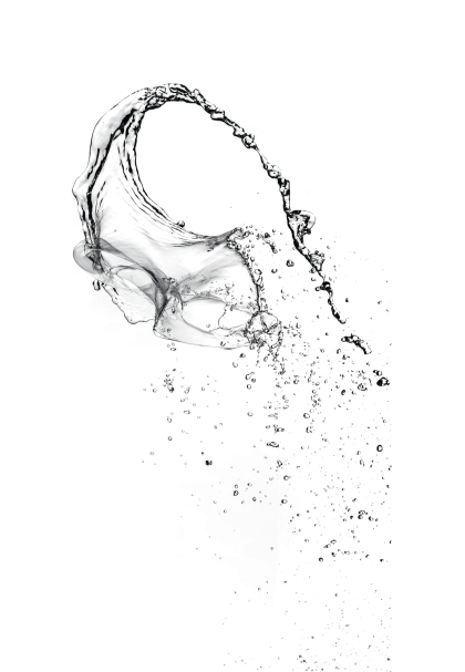 Abstract Water Splash in Motion