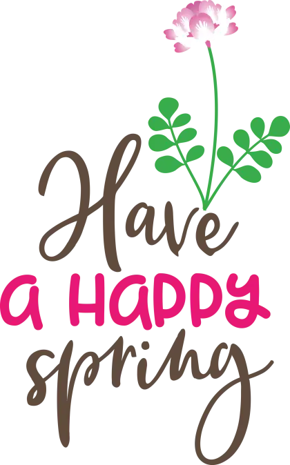 Have a Happy Spring with Delicate Flower Design