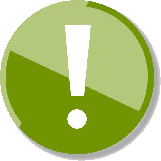 Green Exclamation Mark Symbol