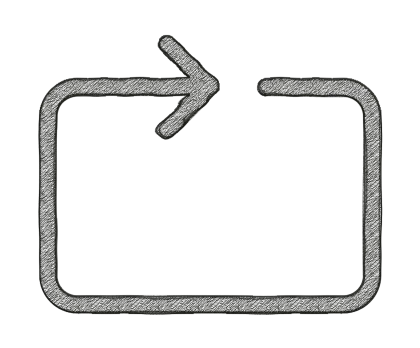 Right Arrow Icon for Forward Direction