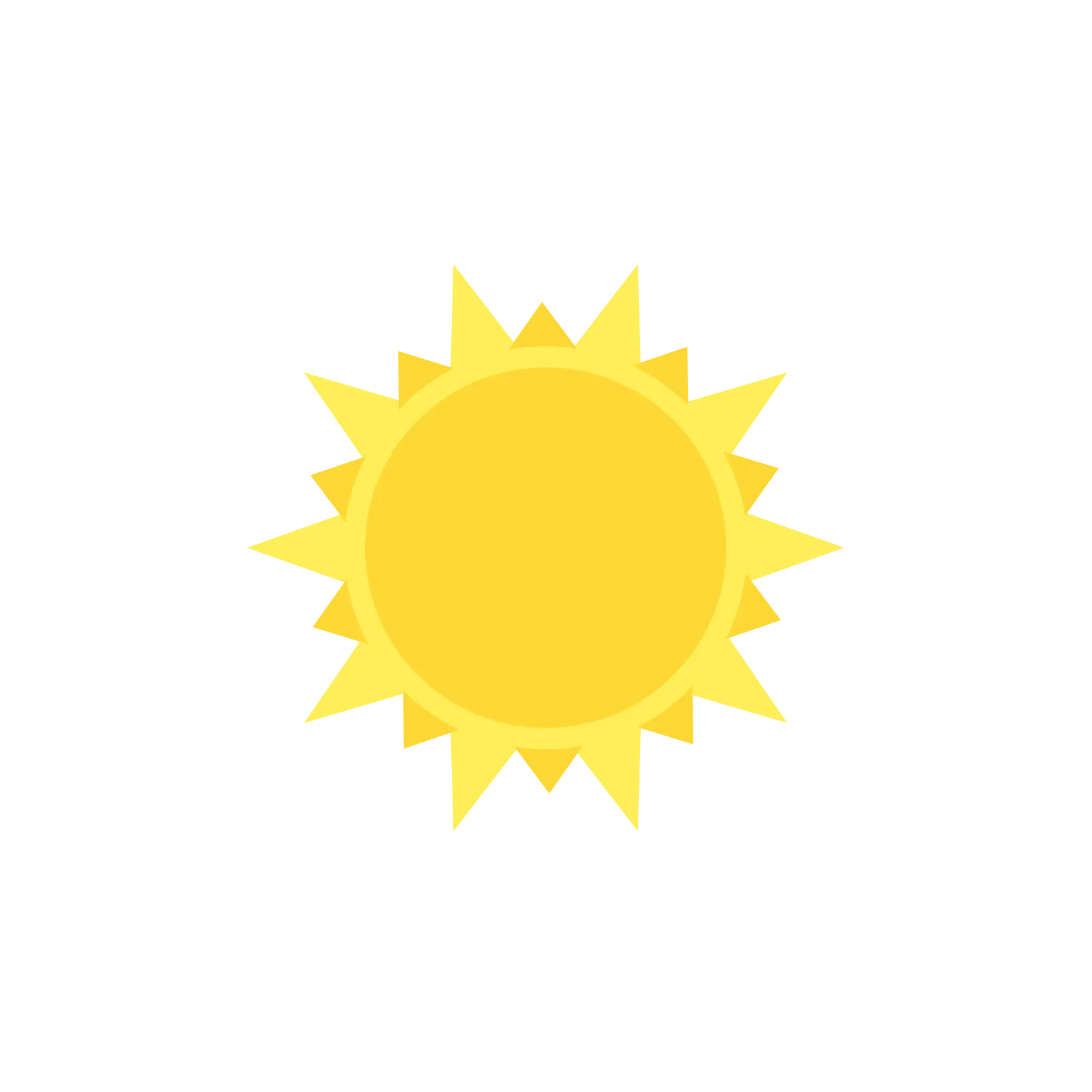 Simple Yellow Sun
