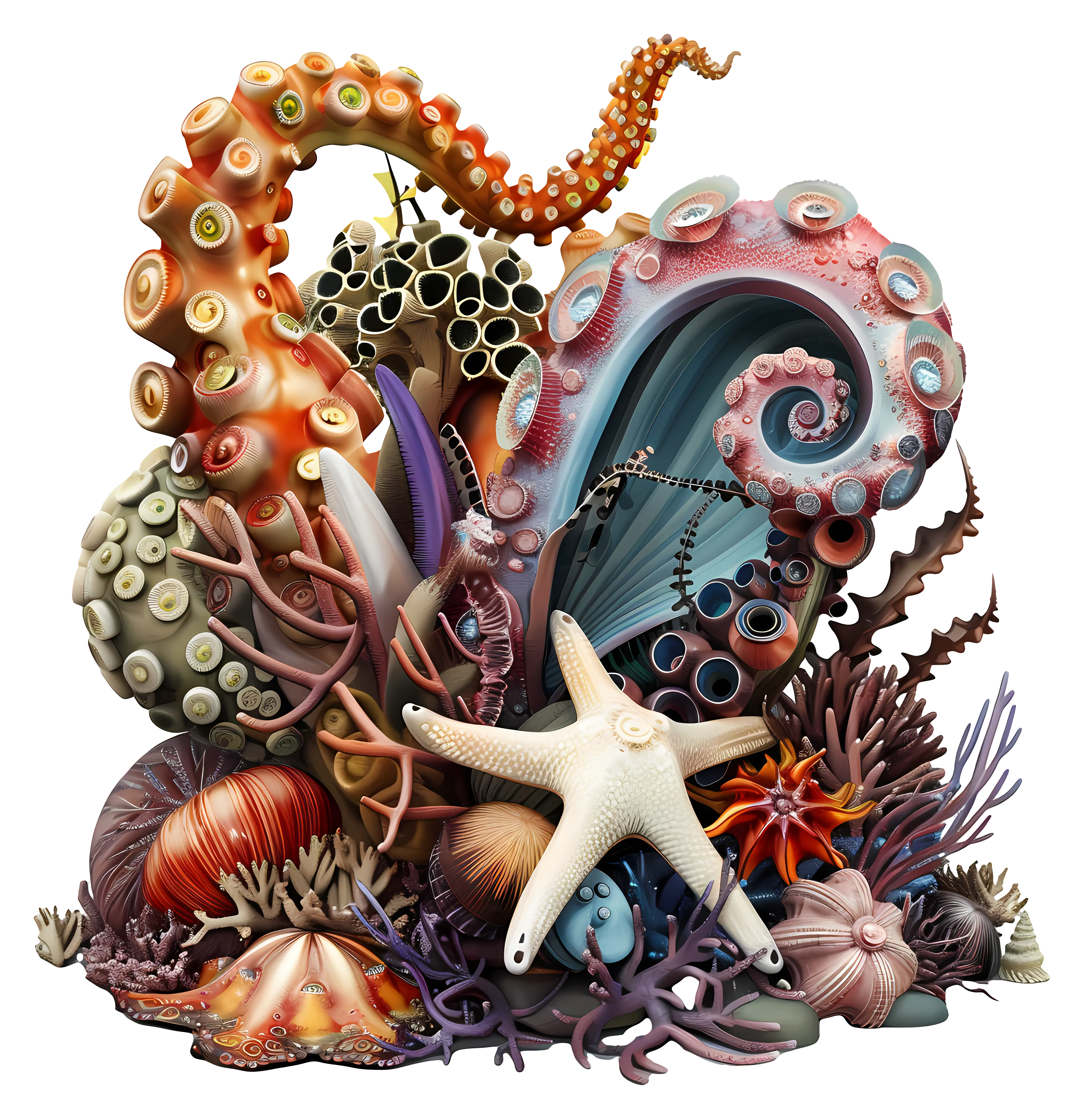 Colorful Underwater Creatures