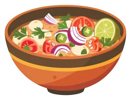 Fresh Salsa in Decorative Bowl
