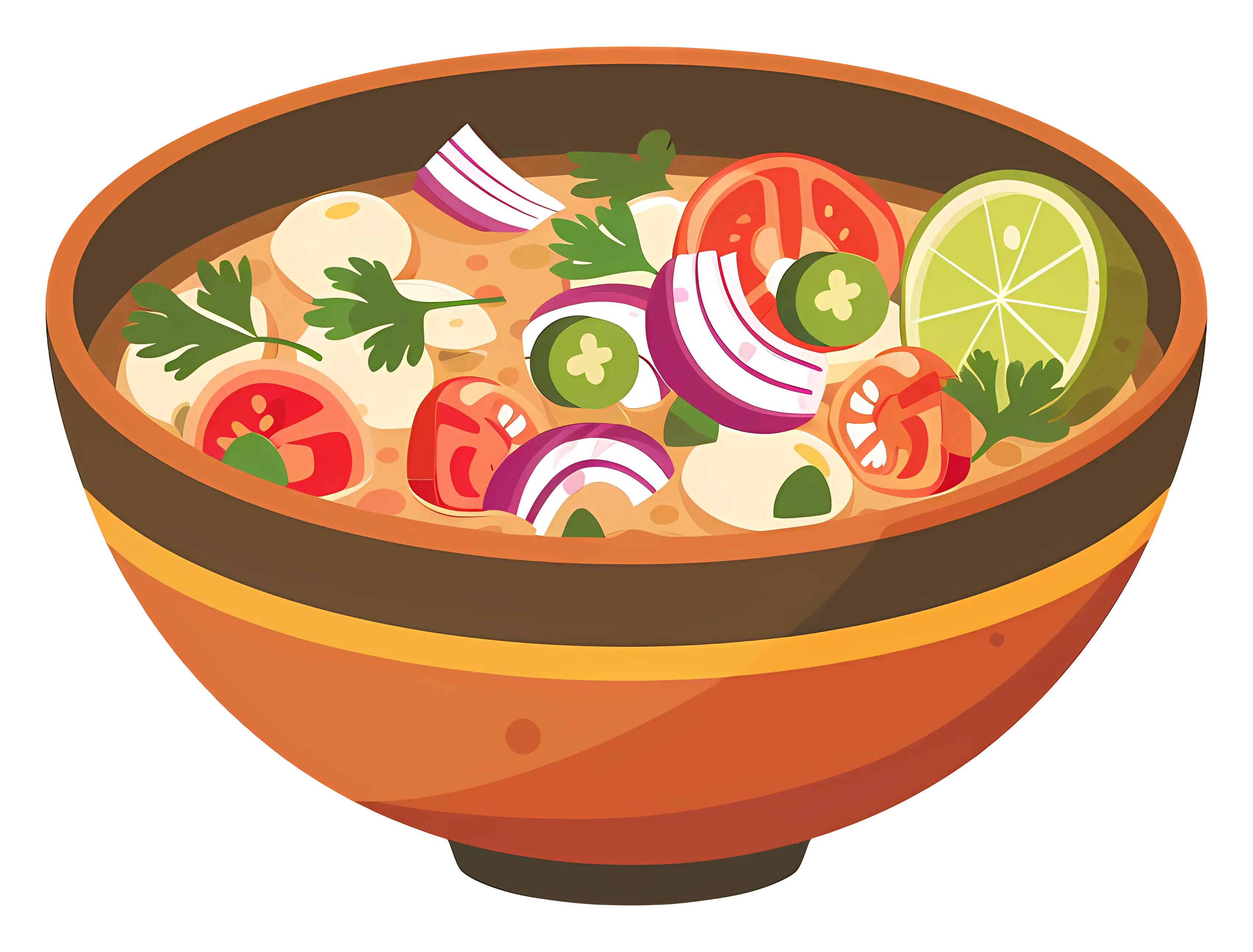 Fresh Salsa in Decorative Bowl