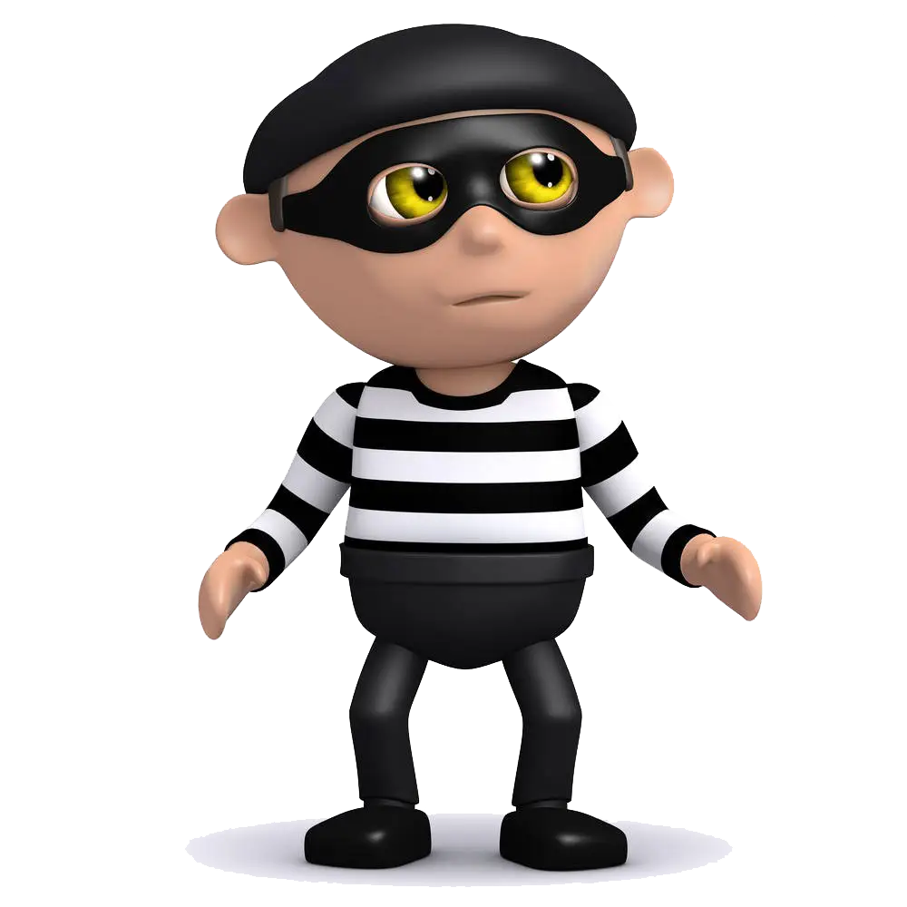 Cartoon Thief Character