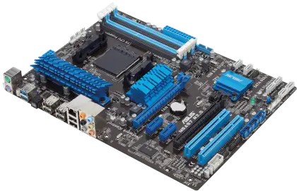 Blue Computer Motherboard Hardware