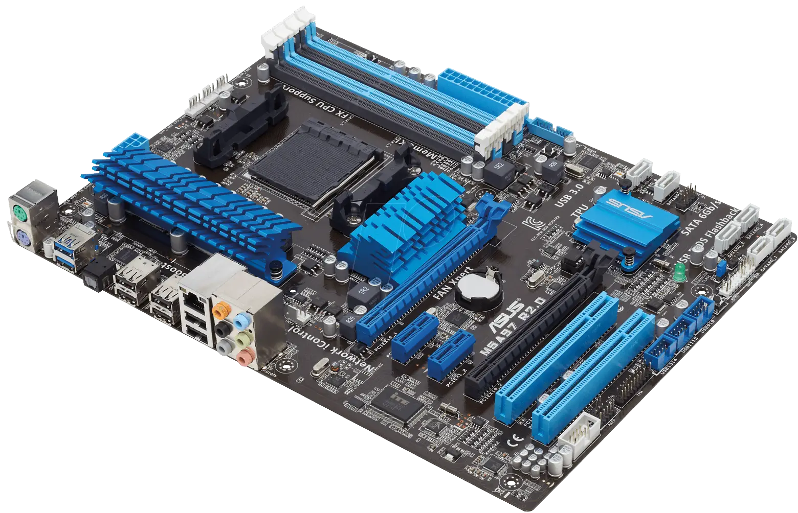 Blue Computer Motherboard Hardware