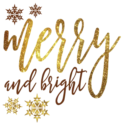 Merry and Bright Christmas Greeting