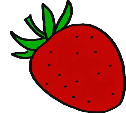 Red Strawberry Illustration