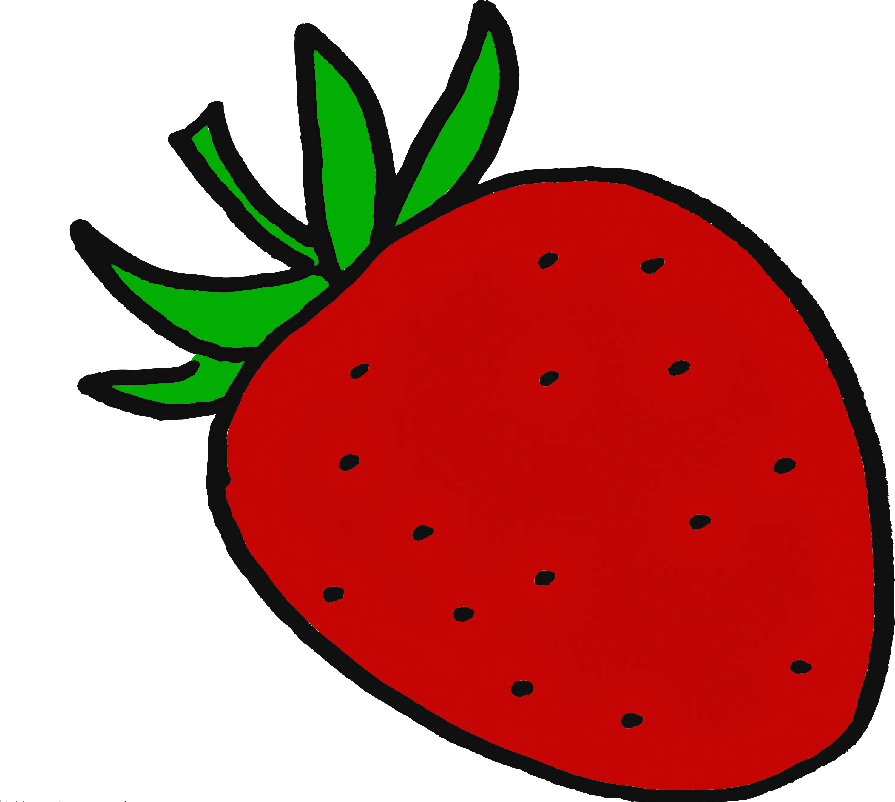 Red Strawberry Illustration