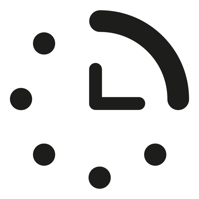 Minimalistic Clock Icon for Applications