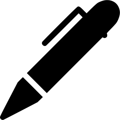 Black Pen Icon