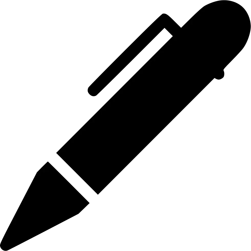 Black Pen Icon