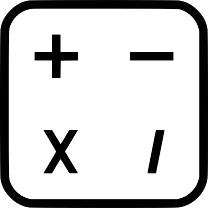 Mathematical Symbols Icon
