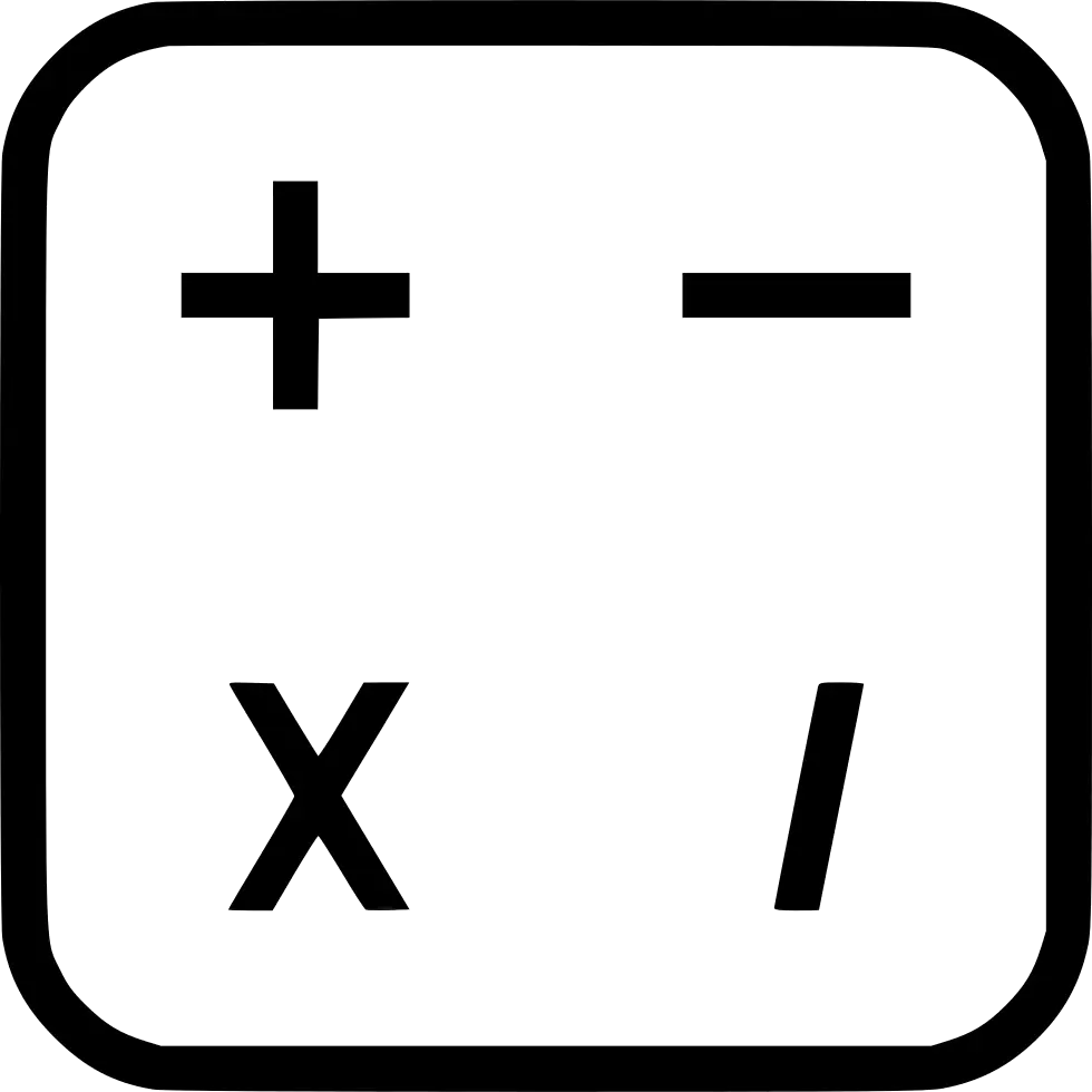 Mathematical Symbols Icon