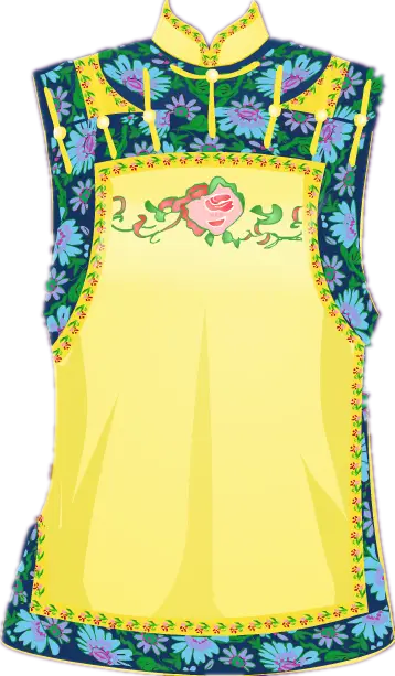 Traditional Chinese Style Embroidered Apron