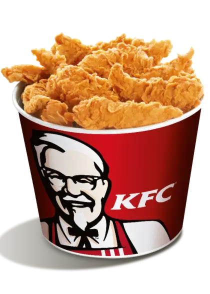Delicious KFC Fried Chicken Bucket