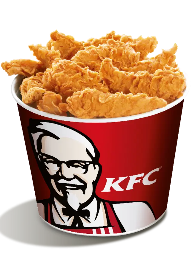 Delicious KFC Fried Chicken Bucket