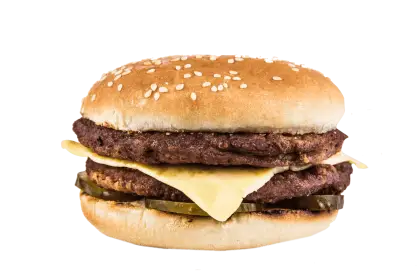 Minimalistic Cheeseburger Design