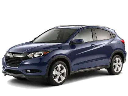 Blue Compact SUV with Modern Features