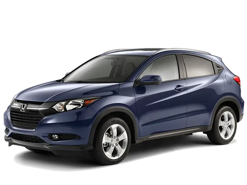 Blue Compact SUV with Modern Features