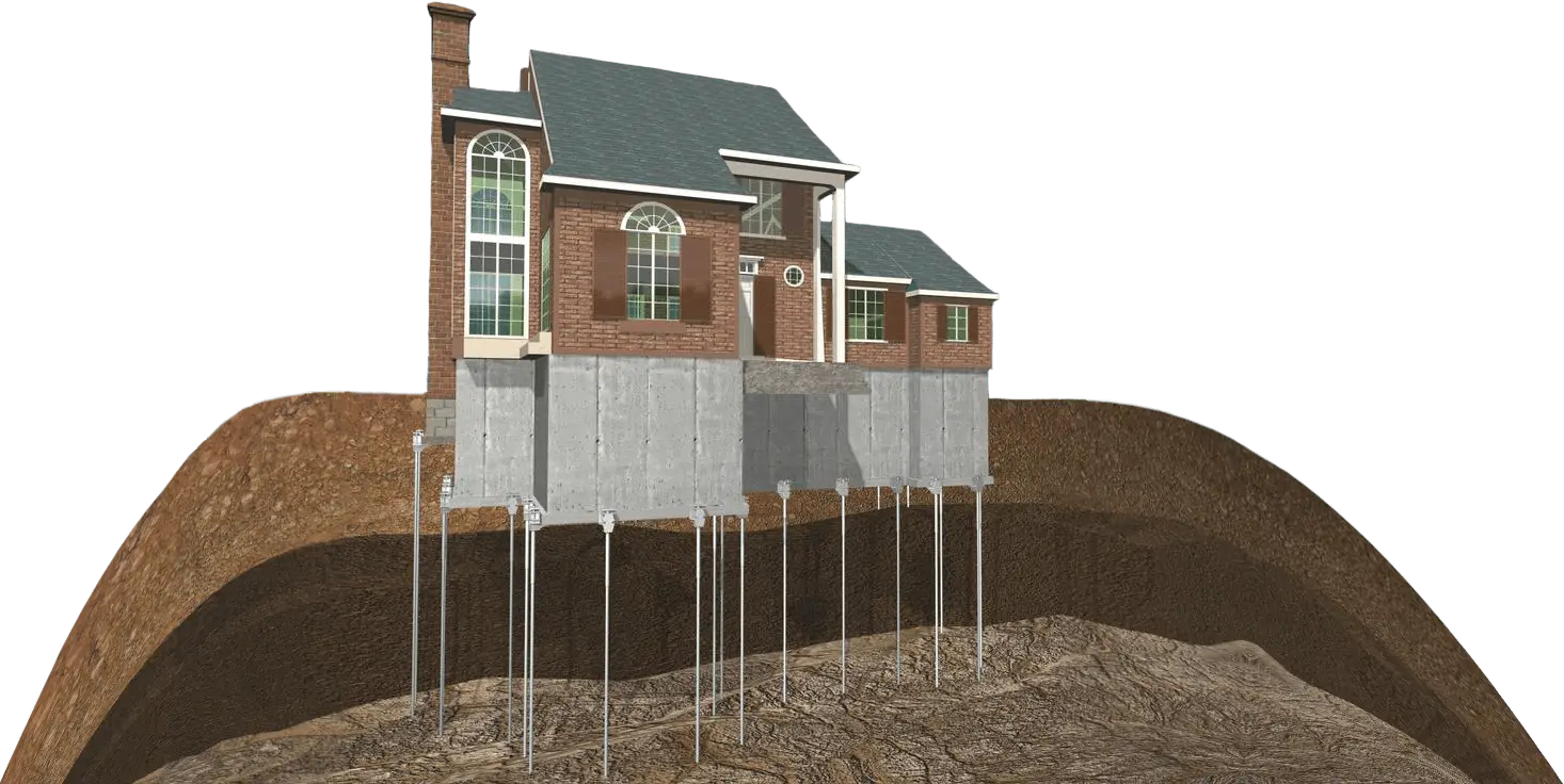 House Foundation with Piles
