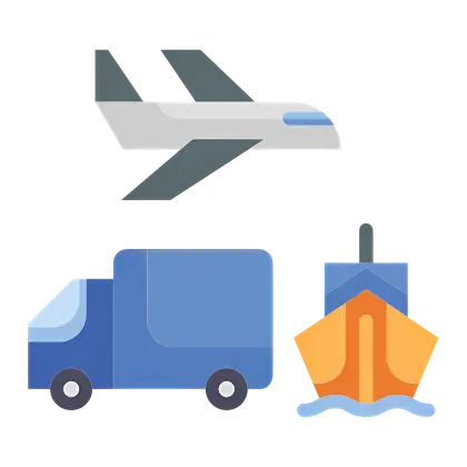 Transport Vehicles: Plane, Truck, and Ship
