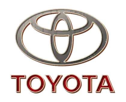 Toyota Logo Metallic Design