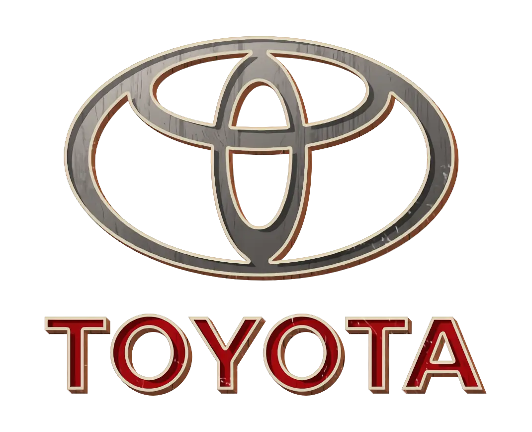 Toyota Logo Metallic Design