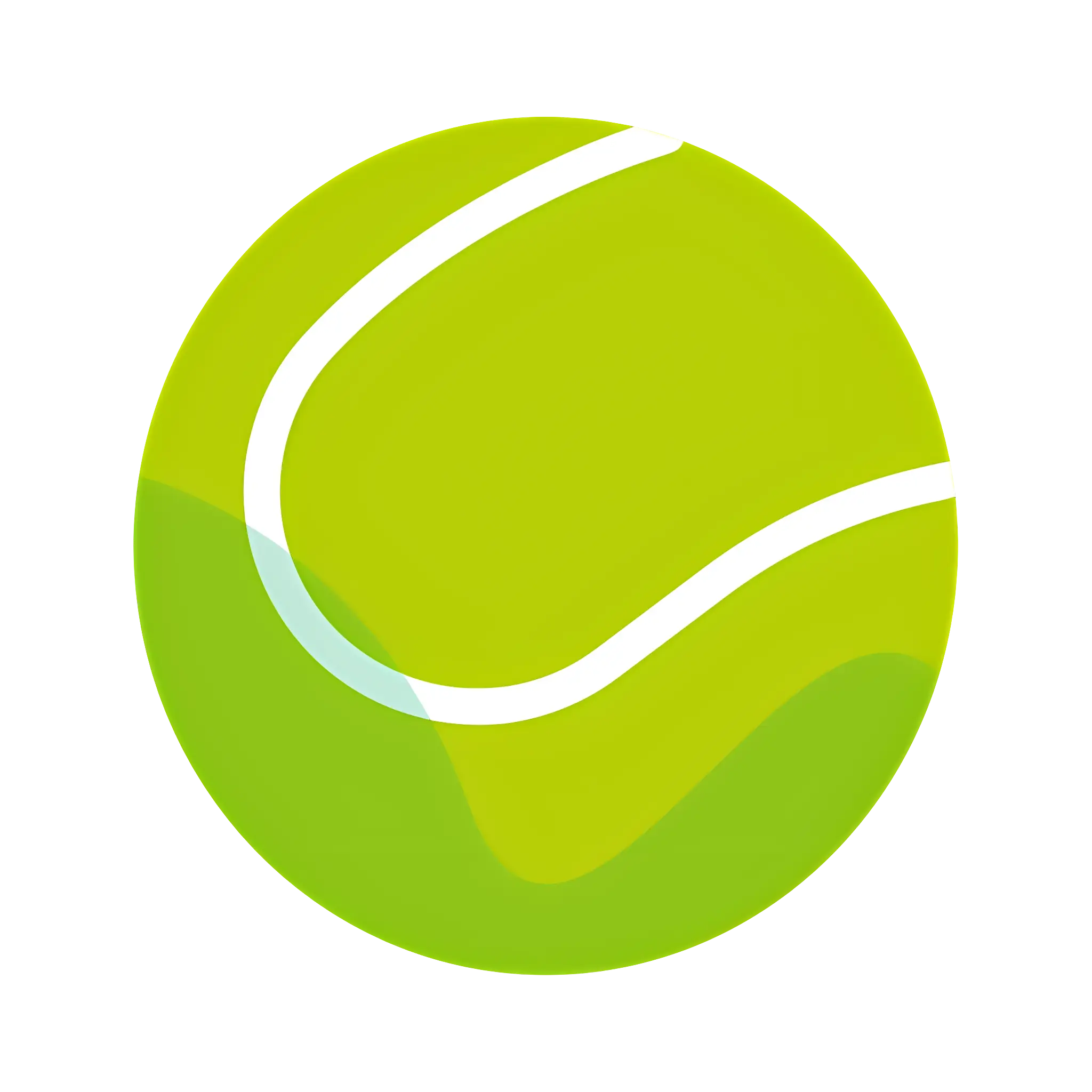 Bright Green Tennis Ball for Sports Enthusiasts
