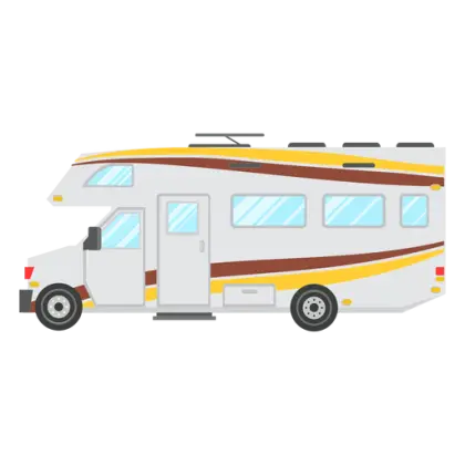 Modern Recreational Vehicle for Traveling