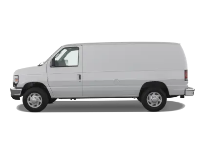 White Cargo Van for Transportation