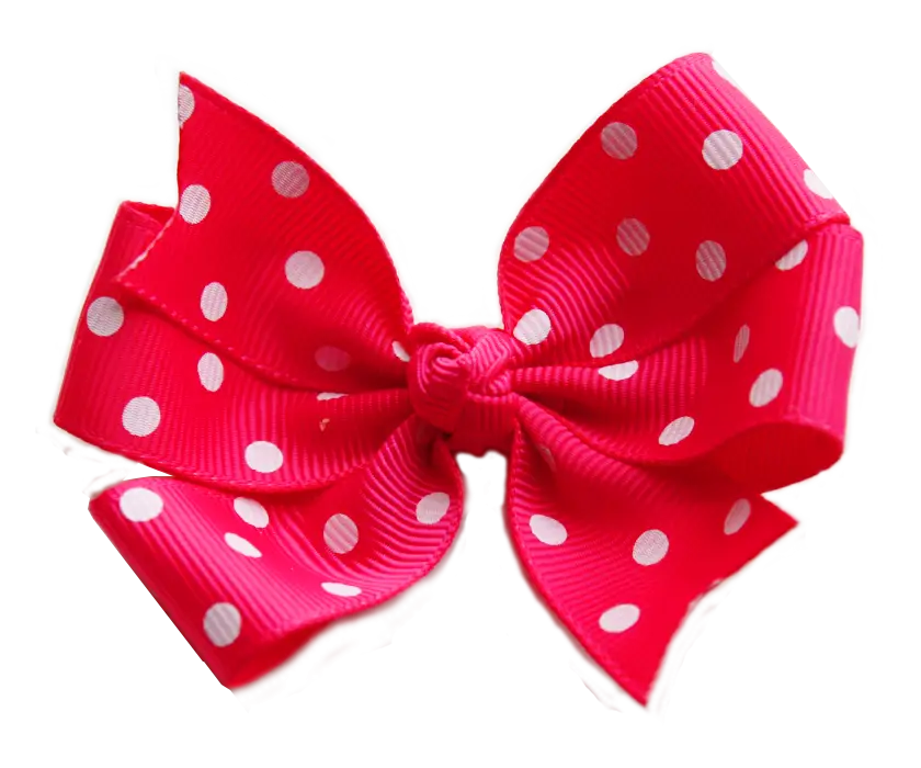 Red Polka Dot Bow for Gift Wrapping and Decorations