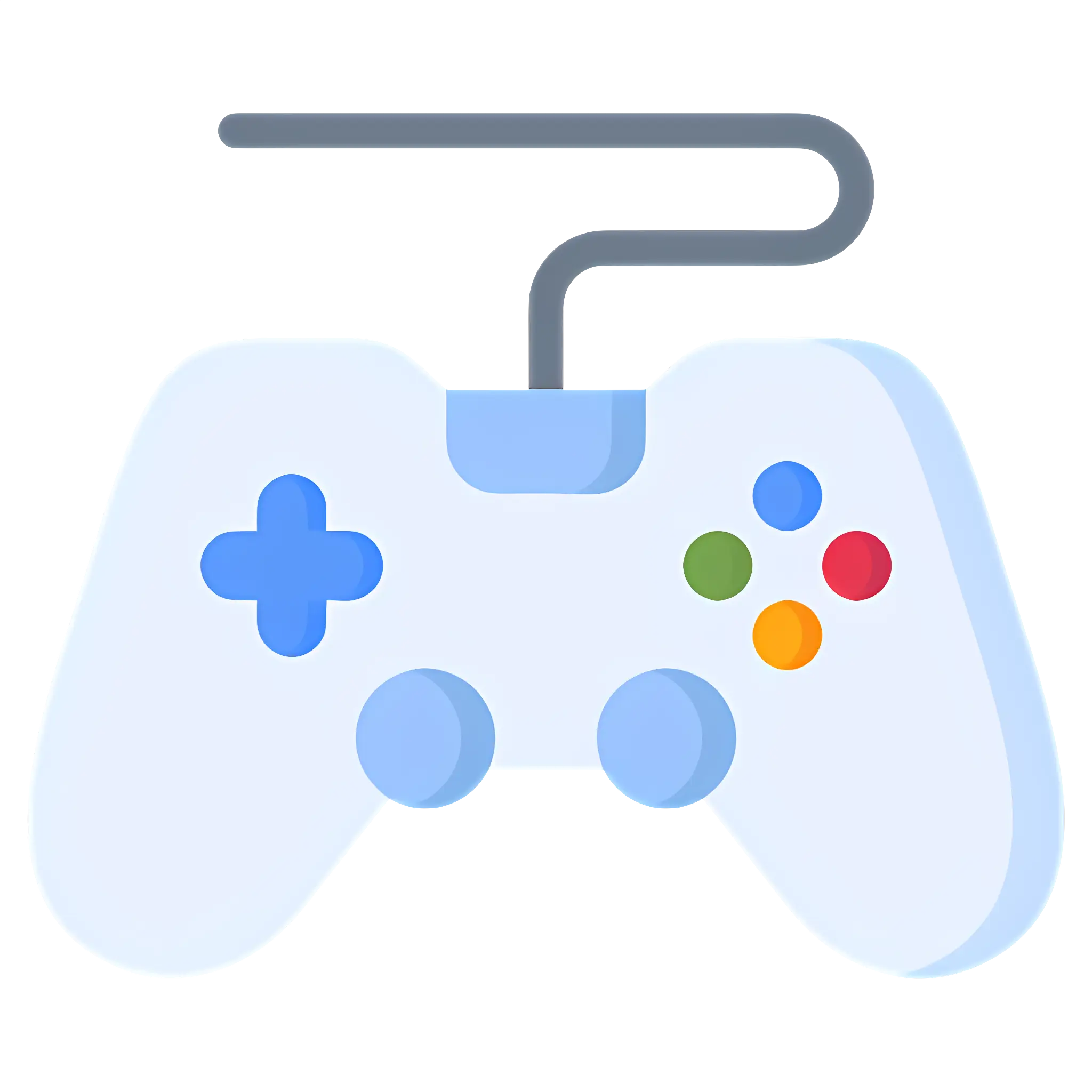 Game Controller in Flat Illustration
