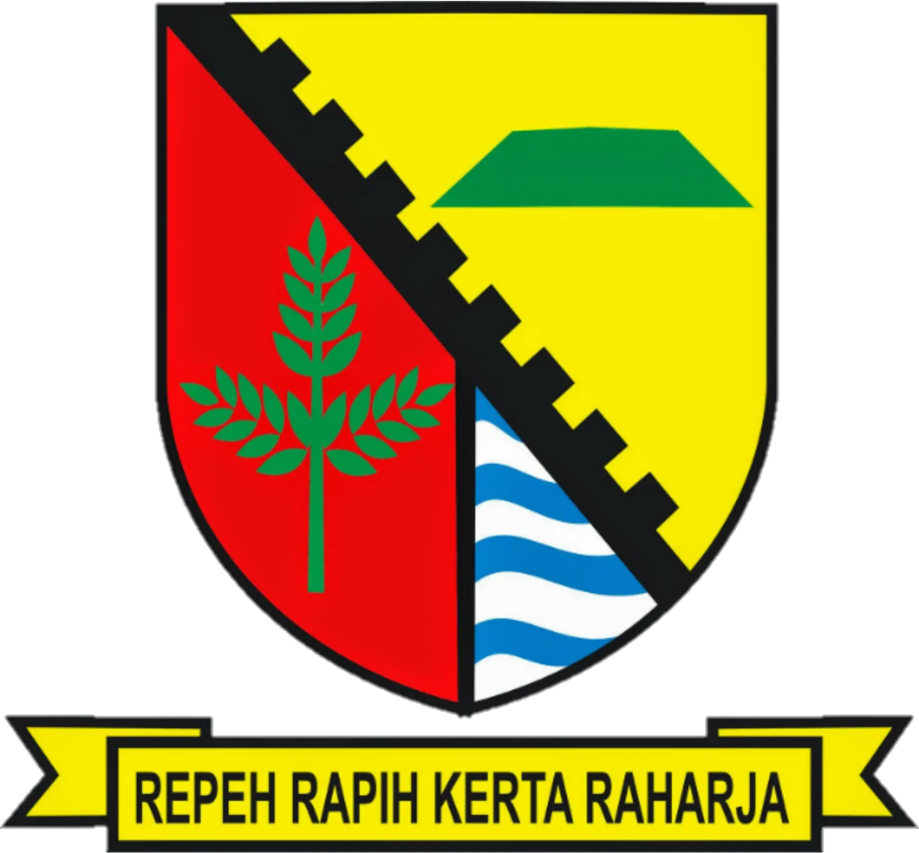 Repeh Rapih Kerta Raharja Coat of Arms