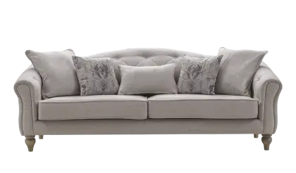 Comfortable Grey Sofa for Living Room