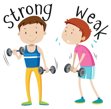 Strong and Weak Cartoon Comparison