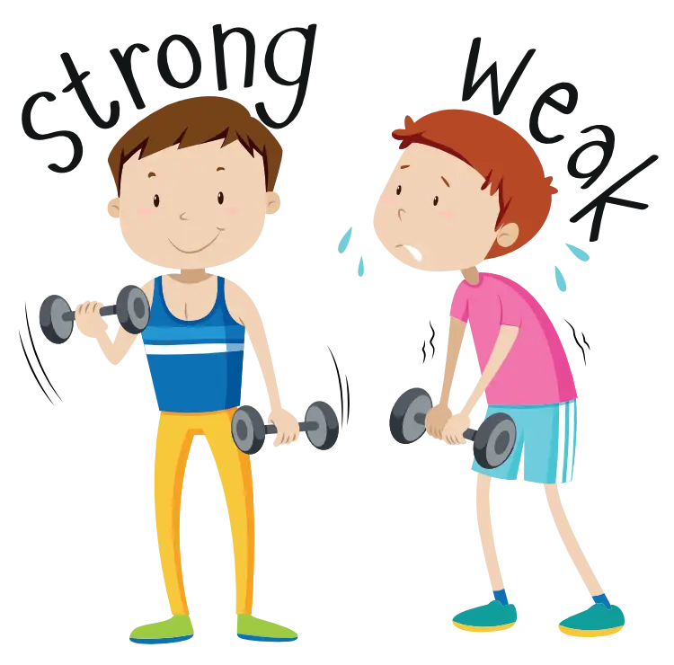 Strong and Weak Cartoon Comparison