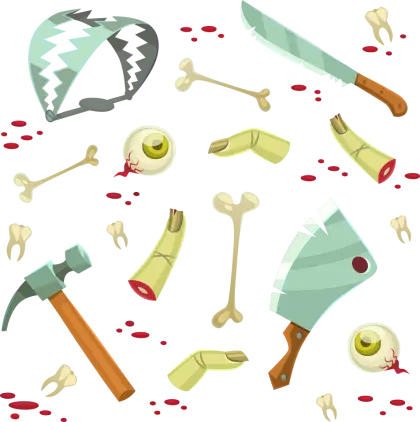 Scary Weapons and Bones