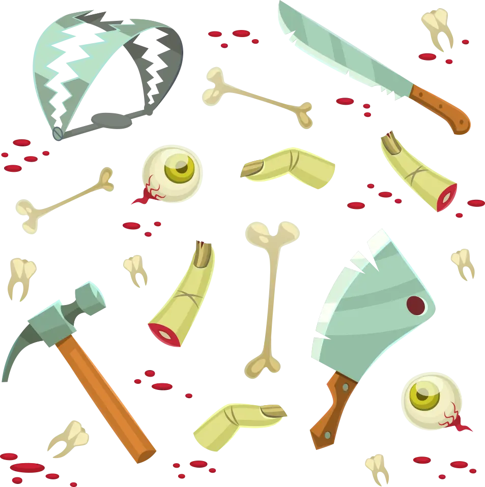 Scary Weapons and Bones