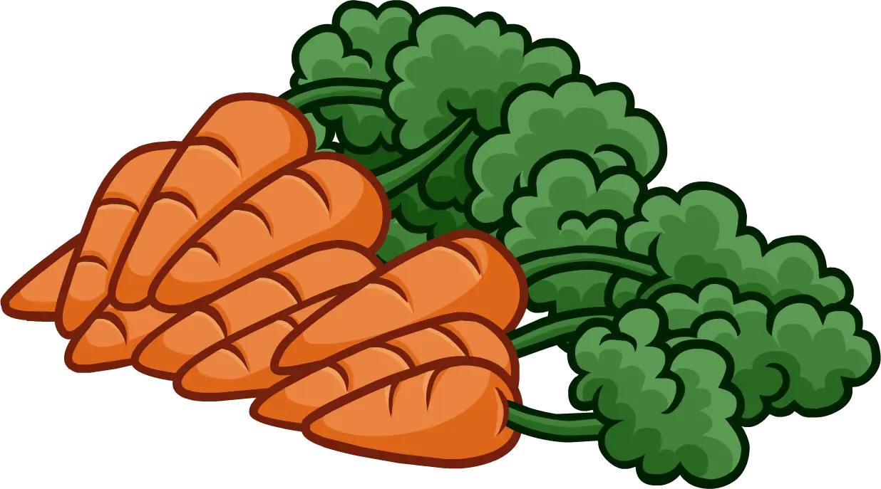 Fresh Bunch of Carrots