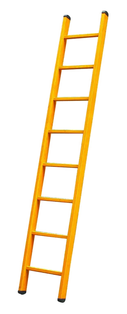 Bright Yellow Ladder for Home and Utility Use
