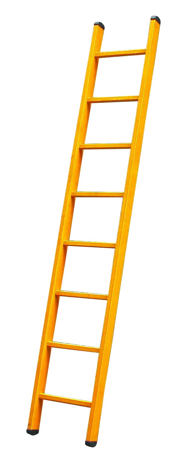 Bright Yellow Ladder for Home and Utility Use